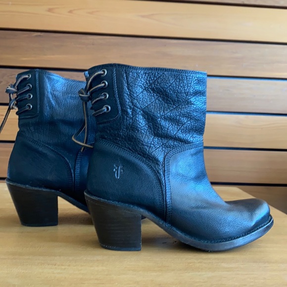 Frye leather heeled boots - Picture 1 of 5